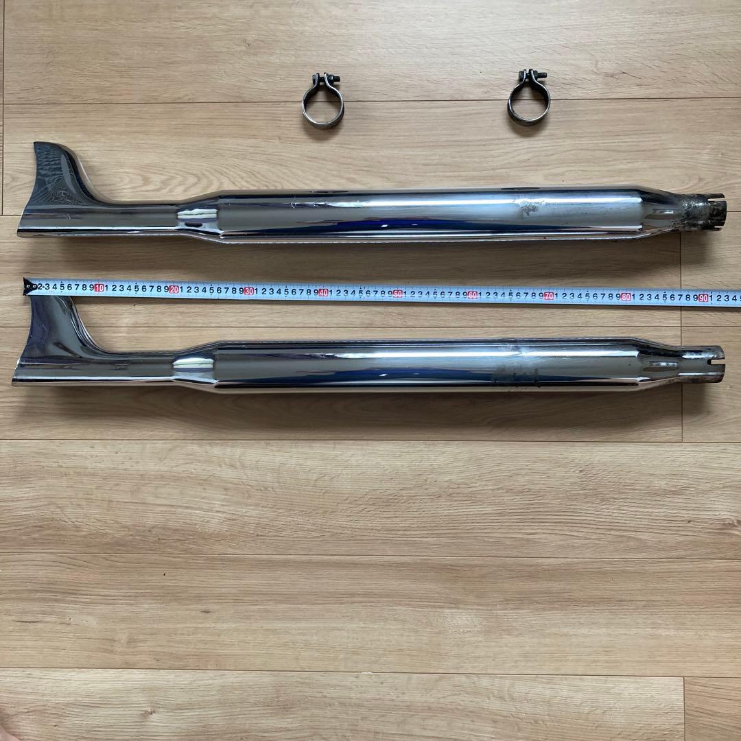 フィッシュテールマフラー　FLH   ショベルヘッド