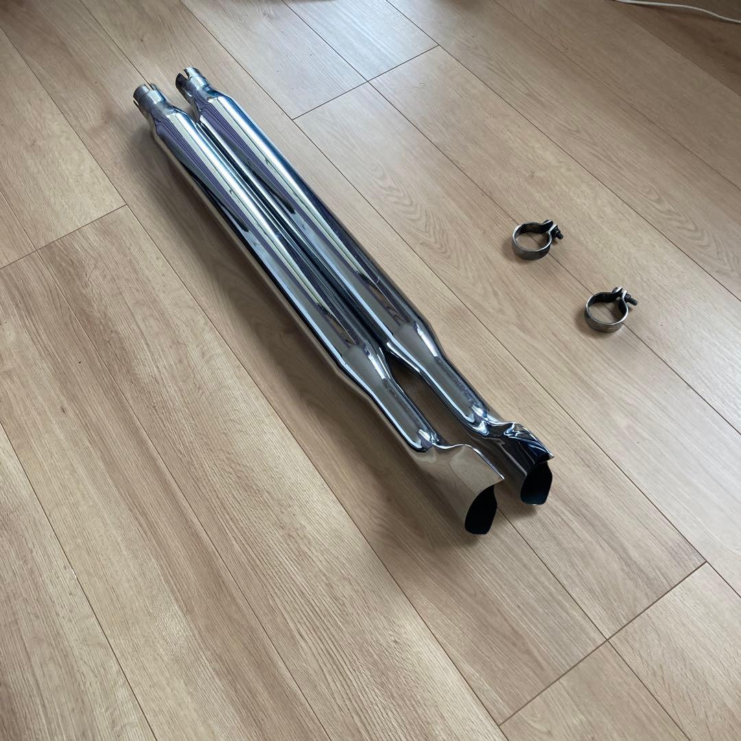 フィッシュテールマフラー　FLH   ショベルヘッド