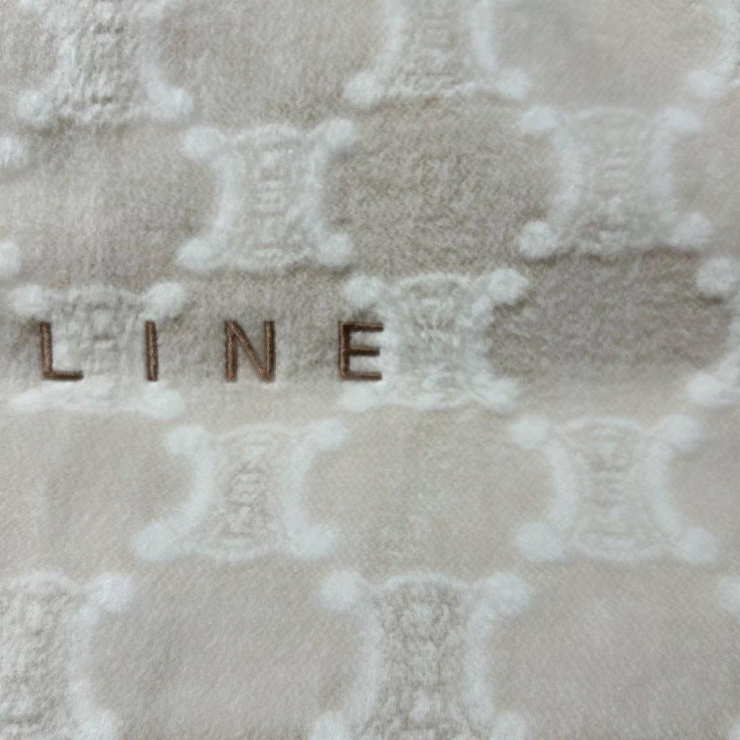CELINE ベージュ綿毛布 コットンブランケット 新品未使用品