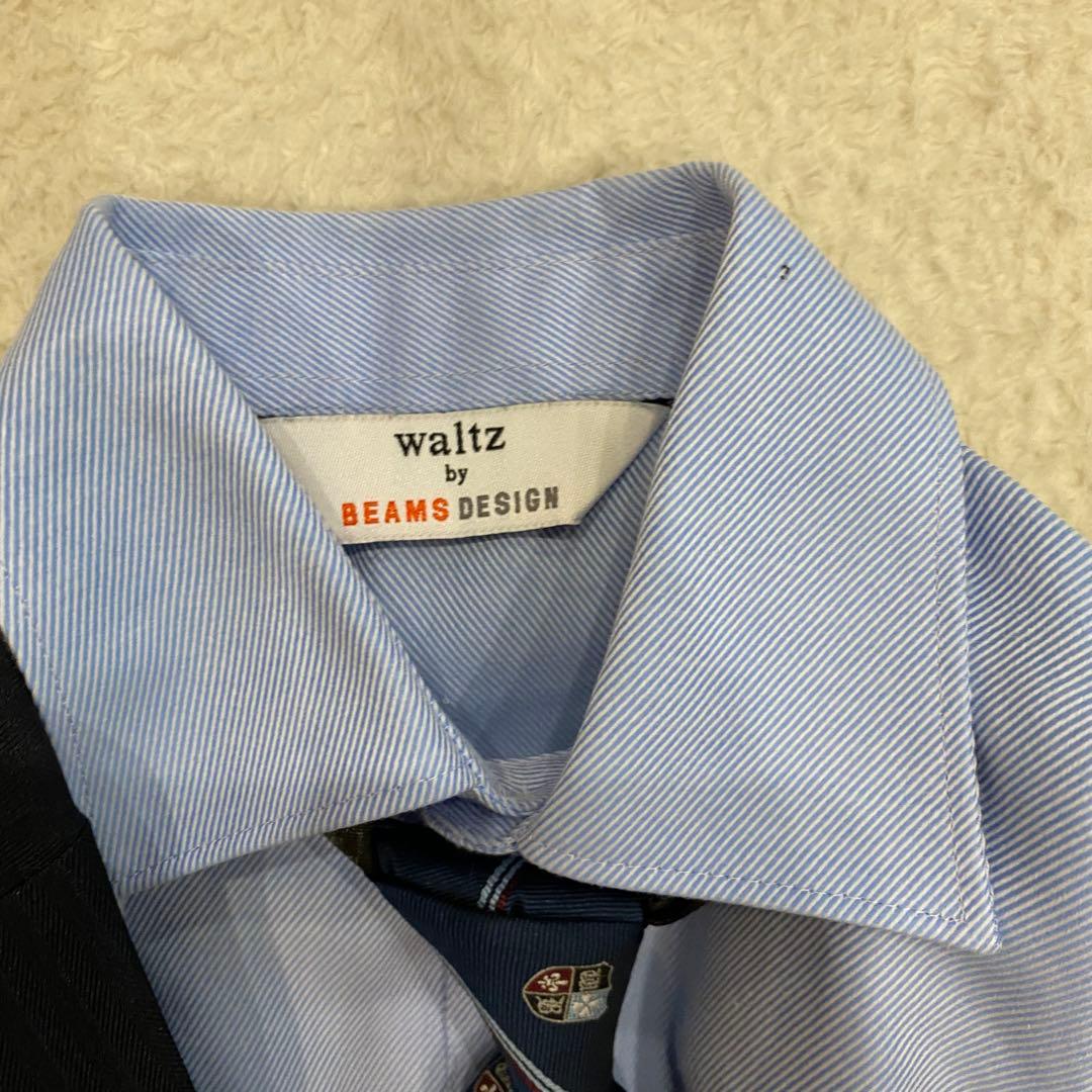 【美品】ビームスデザイン　フォーマルスーツ セットアップ ネイビー 120 4点