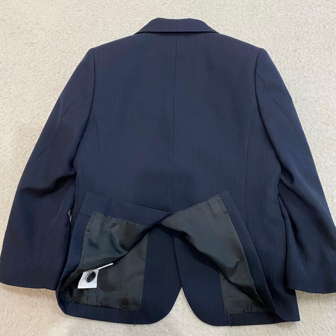 【美品】ビームスデザイン　フォーマルスーツ セットアップ ネイビー 120 4点