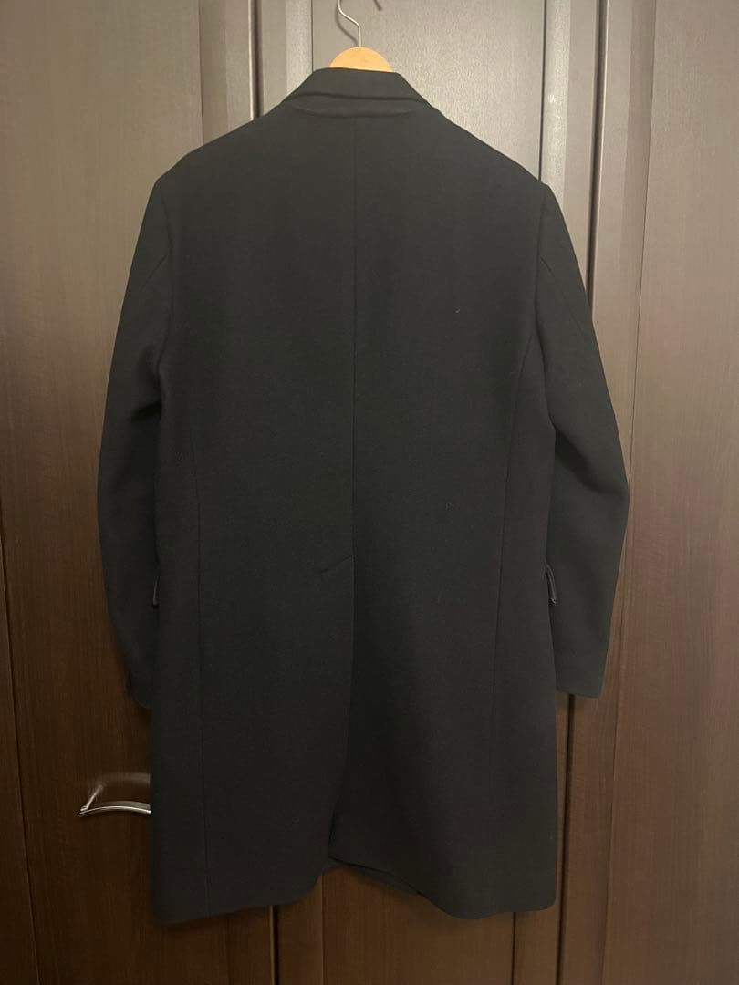 マッキントッシュフィロソフィー チェスターコート ネイビー ロング丈