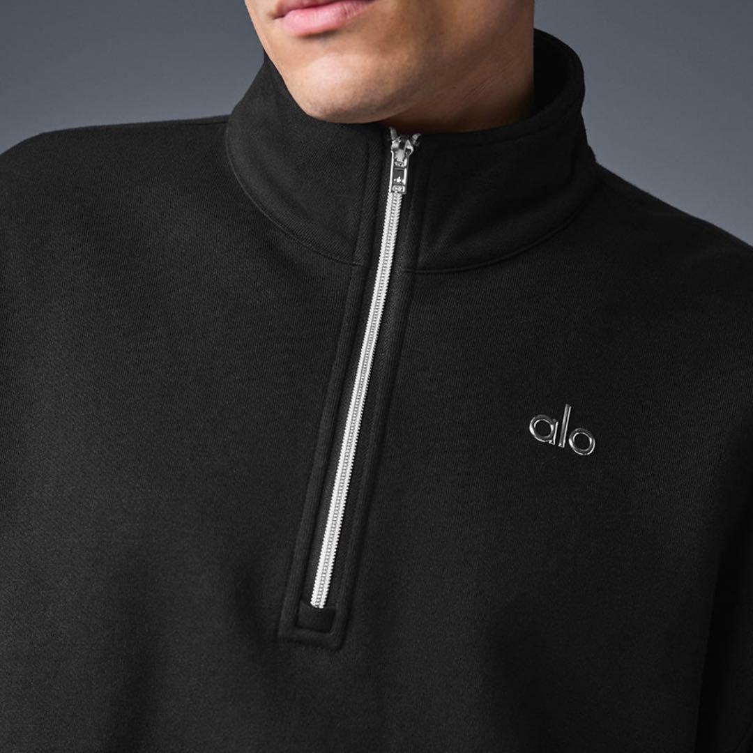 【美品/人気】Alo Yoga アローヨガ 定番 1/4 ジップ プルオーバー