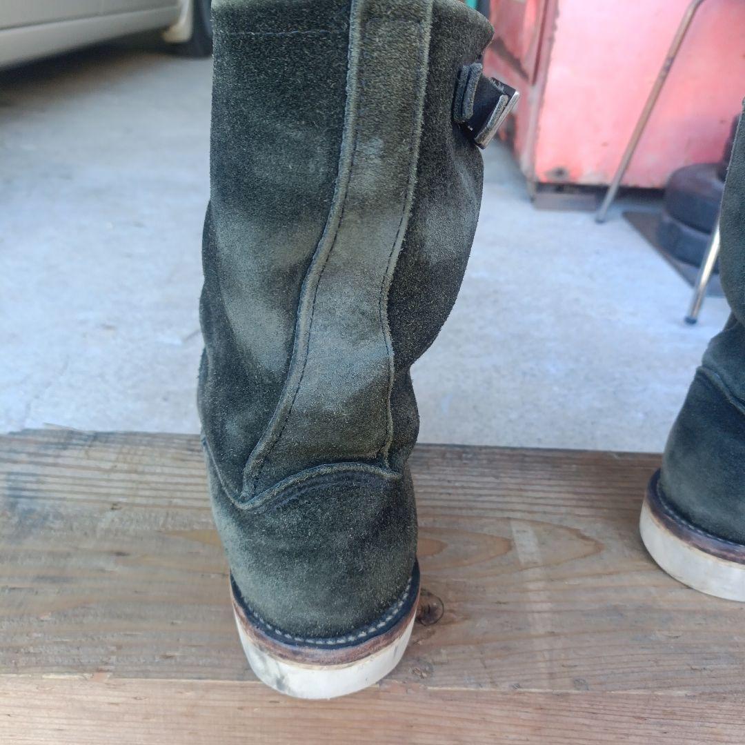レッドウィング　REDWING エンジニアブーツ　スエード　ブラック