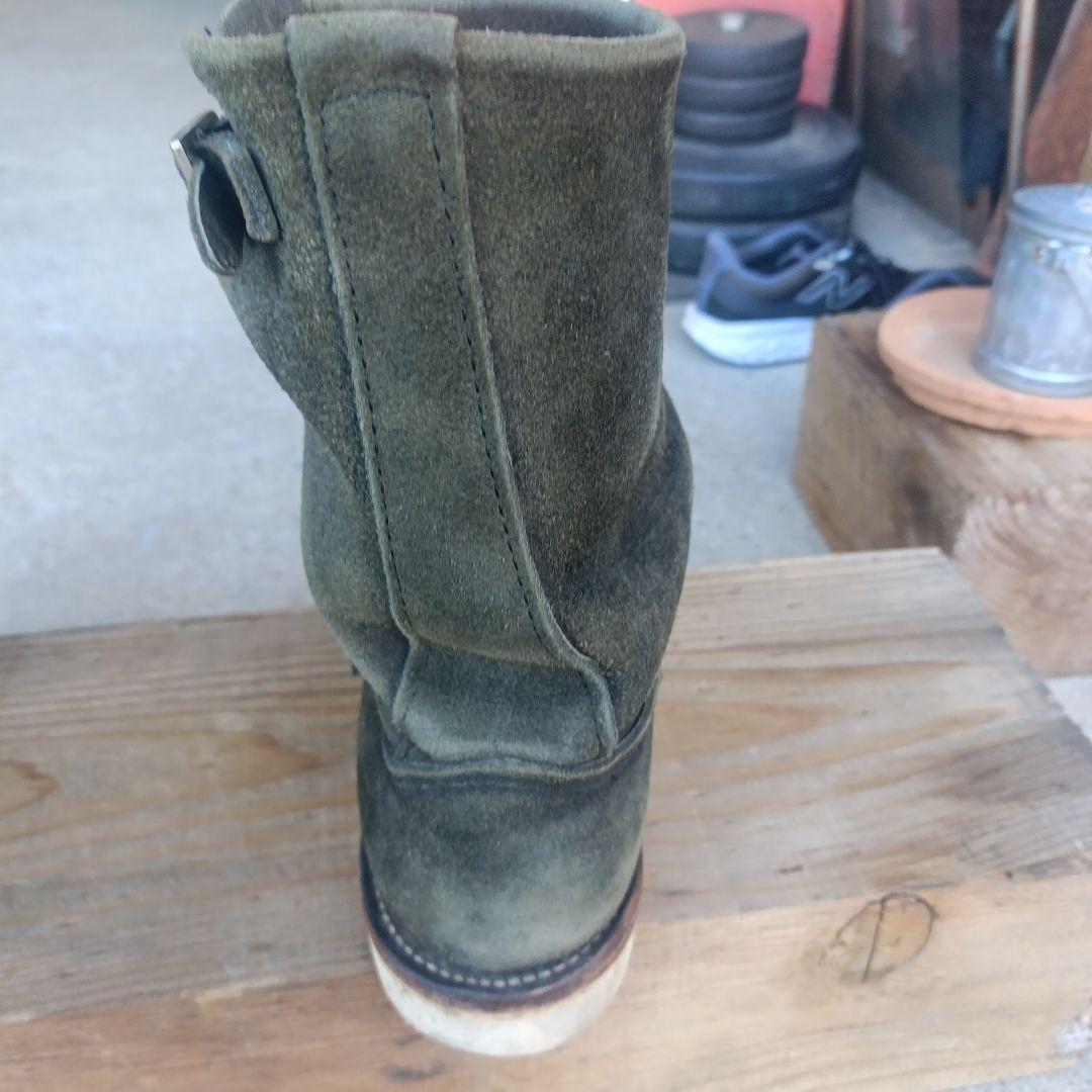 レッドウィング　REDWING エンジニアブーツ　スエード　ブラック