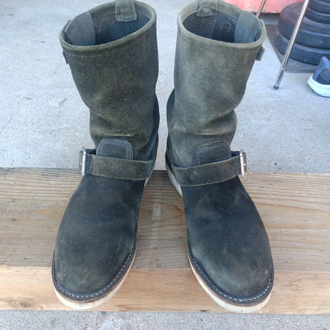 レッドウィング　REDWING エンジニアブーツ　スエード　ブラック
