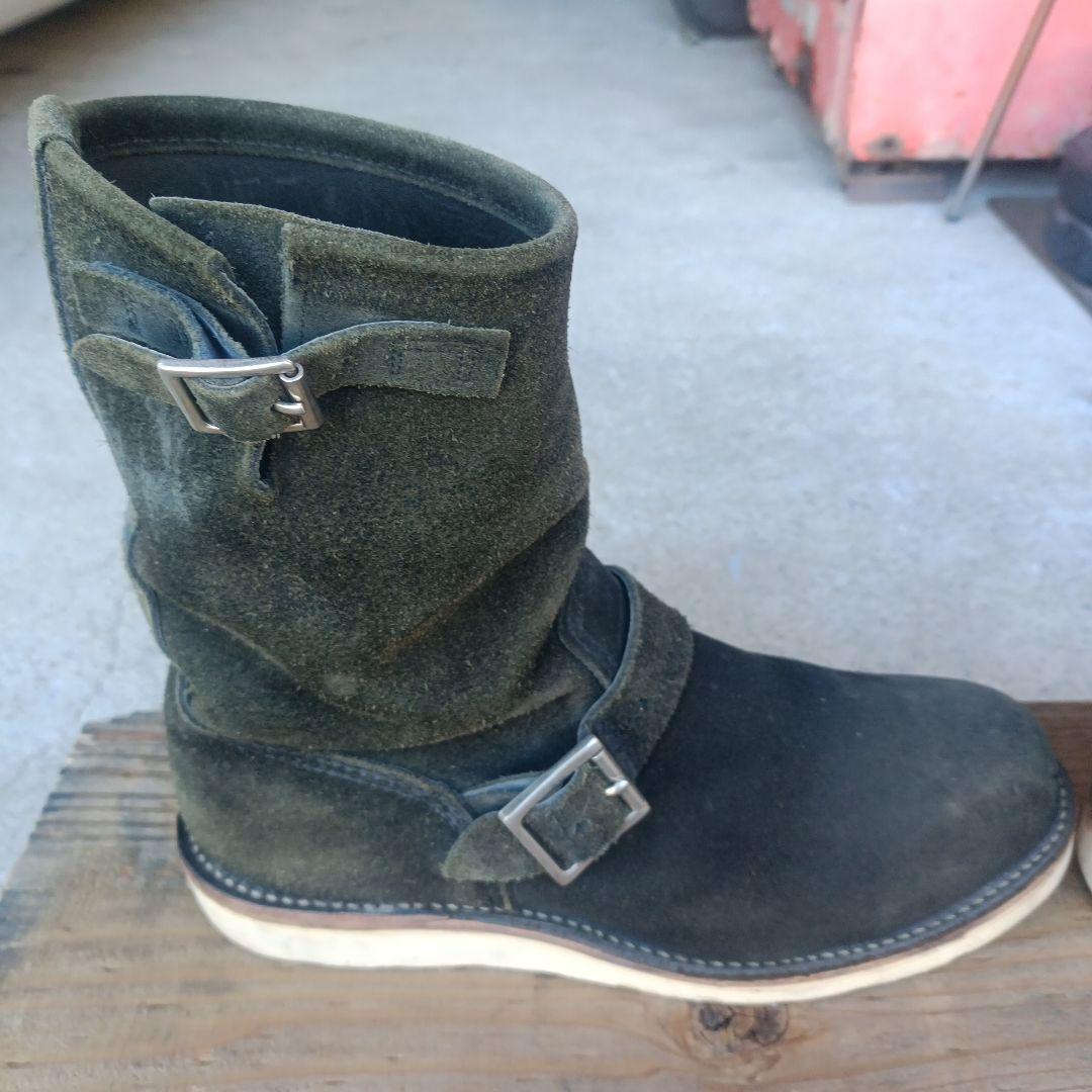 レッドウィング　REDWING エンジニアブーツ　スエード　ブラック