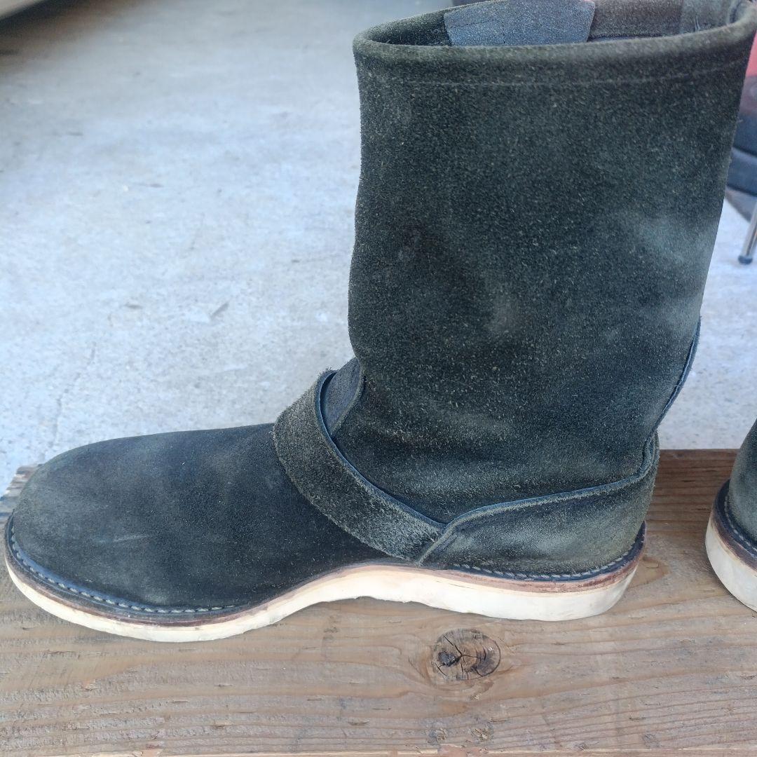 レッドウィング　REDWING エンジニアブーツ　スエード　ブラック