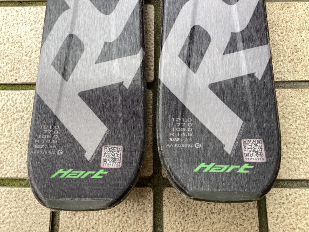 Hart スキー板 164cm ビンディング付き