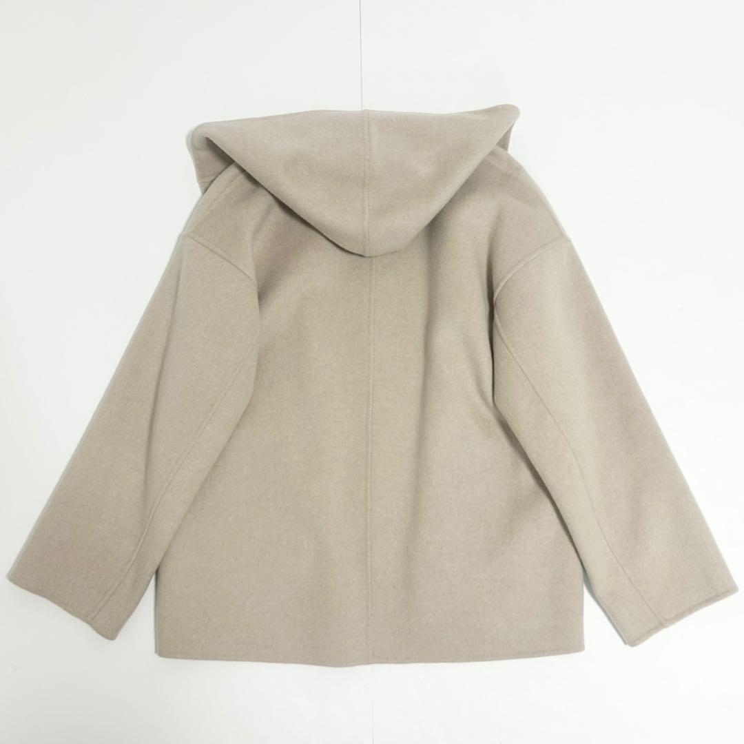 美品✨GALERIE VIE ウールダブルフェイス フーデッドショートコート