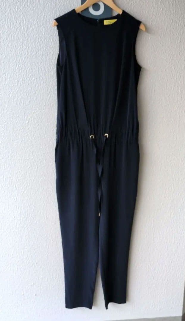 《美品！！レリアン✖BY中村江里子》オールインワン　サロペット　11号　ネイビー