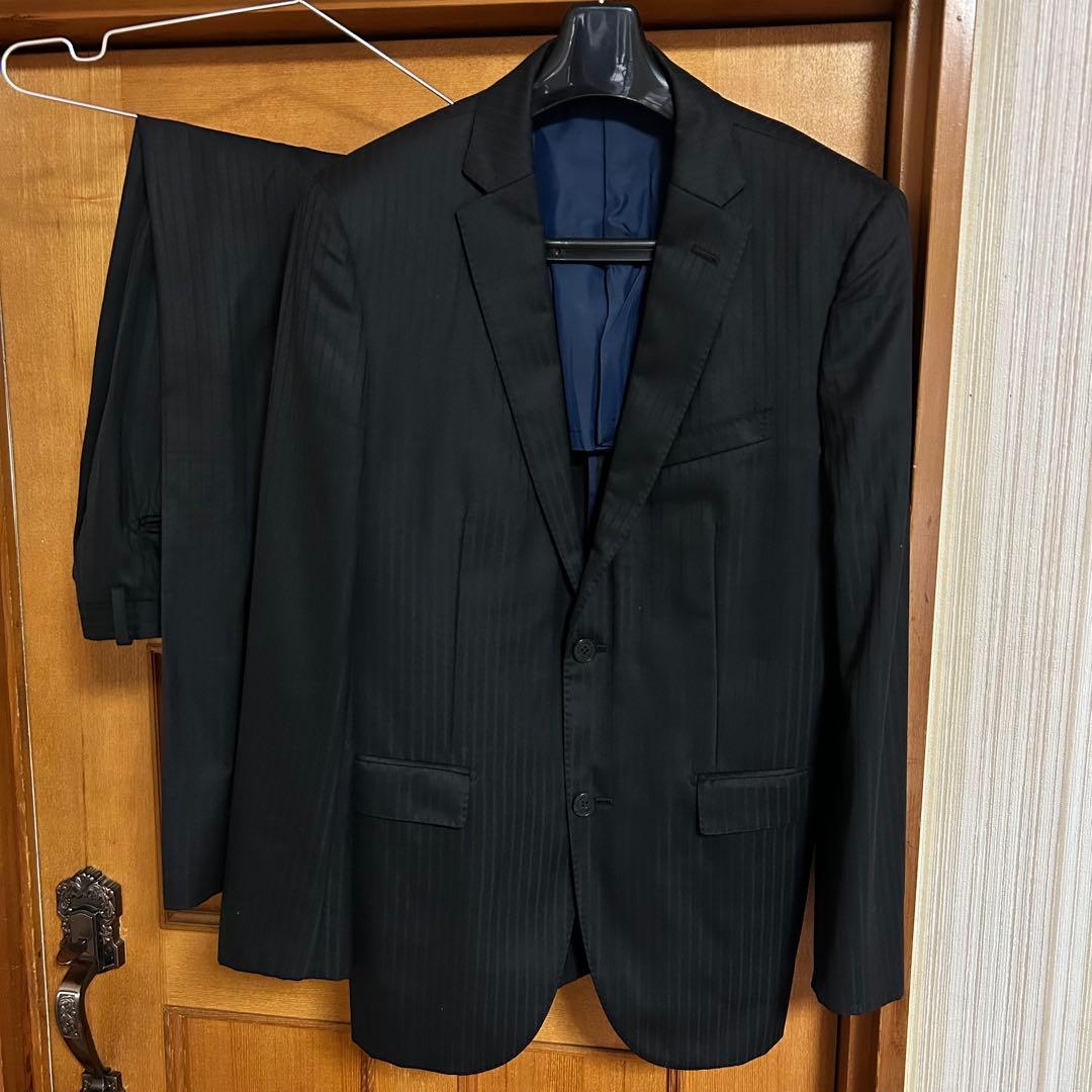 BLACK LABEL CRESTBRIDGE 黒 ビジネススーツ セットアップ