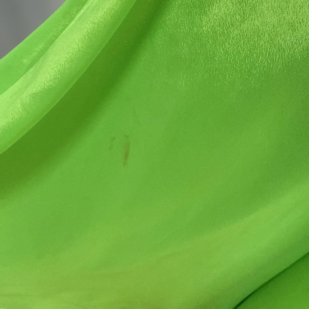 6329★S ネオングリーン ピンク スワロ スタンダードドレス 社交ダンス