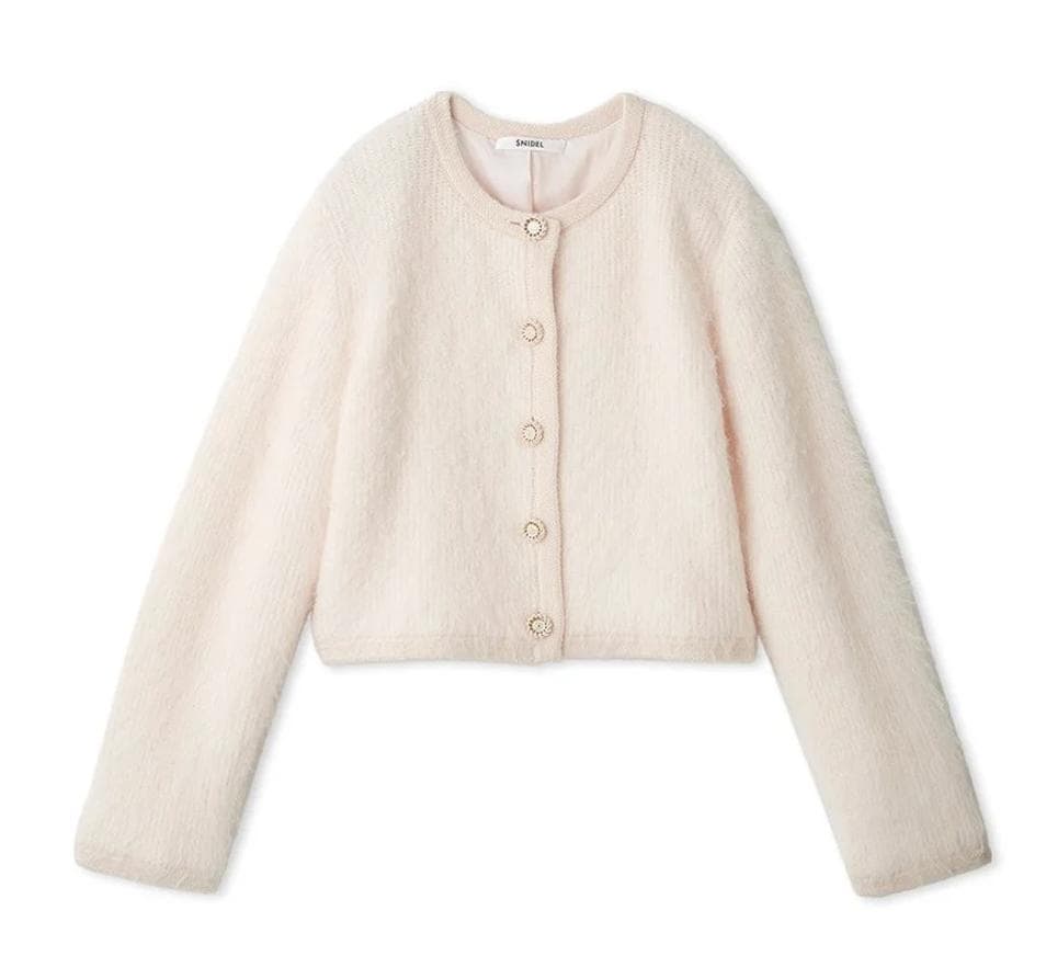 【限定値下げ中】Sustainaファーライクニットジャケット PNK