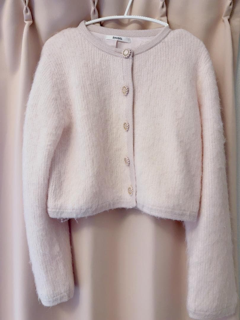 【限定値下げ中】Sustainaファーライクニットジャケット PNK