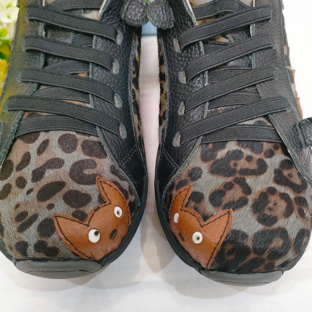 入手困難 Estacion エスタシオン アニマル 猫 スニーカー スリッポン