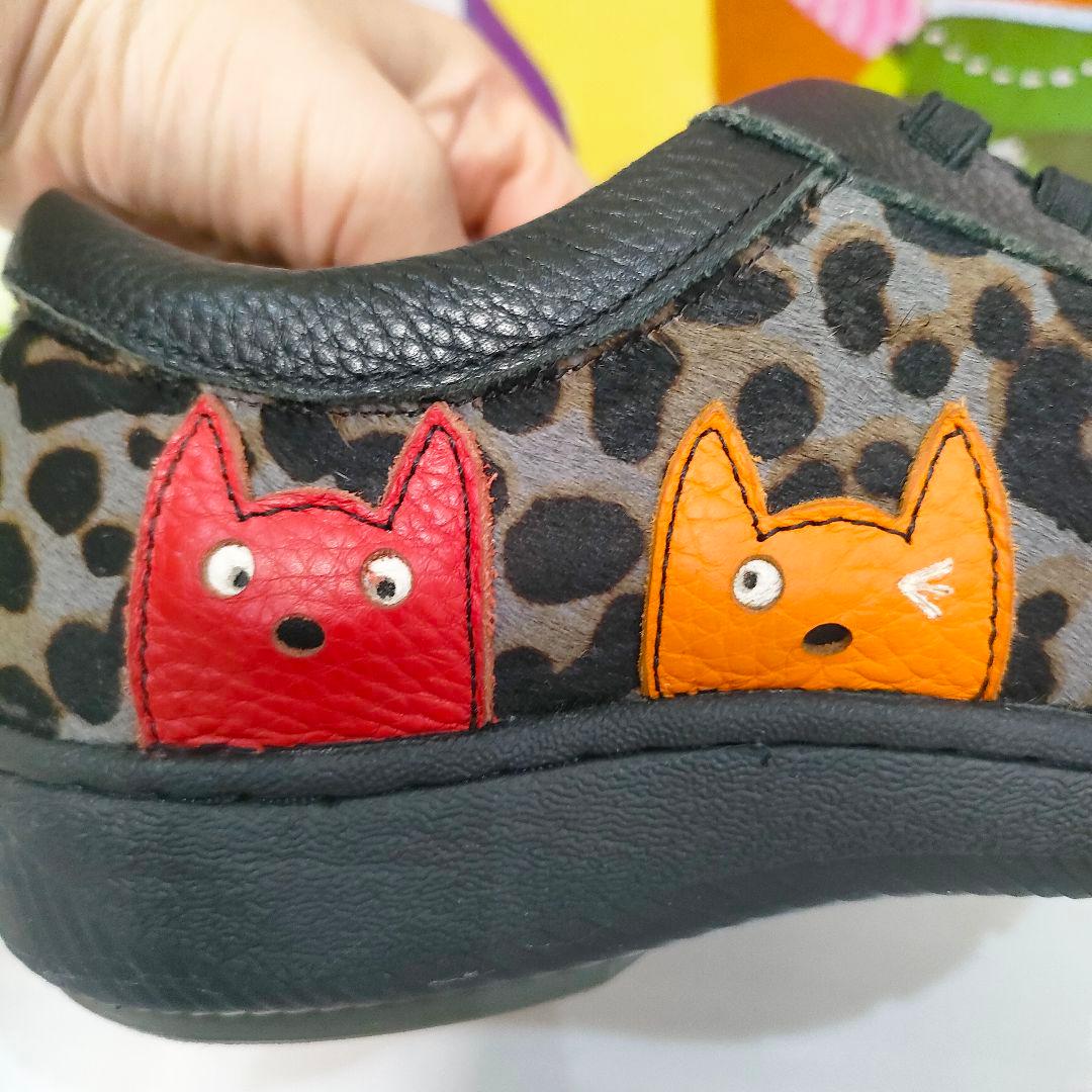 入手困難 Estacion エスタシオン アニマル 猫 スニーカー スリッポン