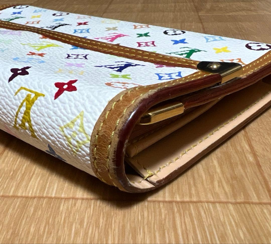 LOUIS VUITTON マルチカラーホワイト長財布