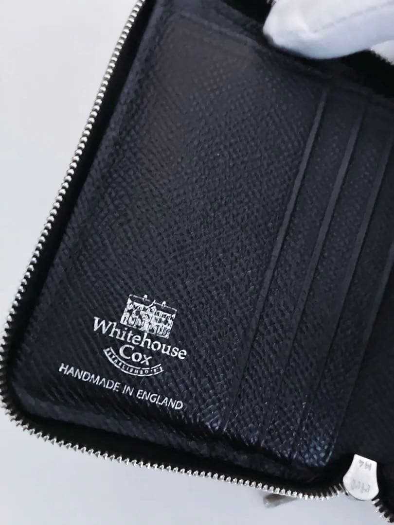 ホワイトハウスコックス S3063 ZIPROUND NOTE CASE シボ革