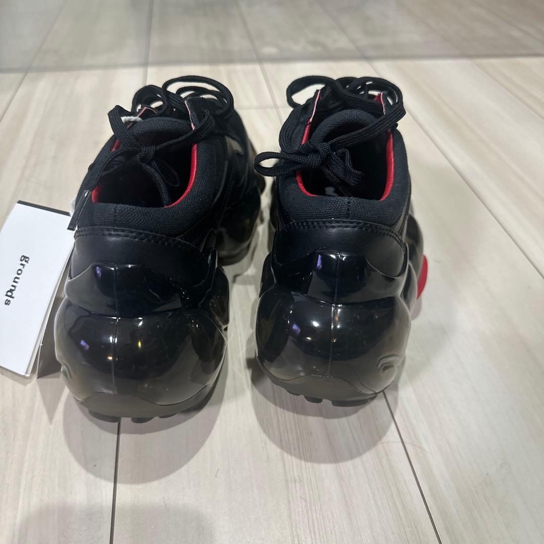 カジュアルスニーカー 黒/赤