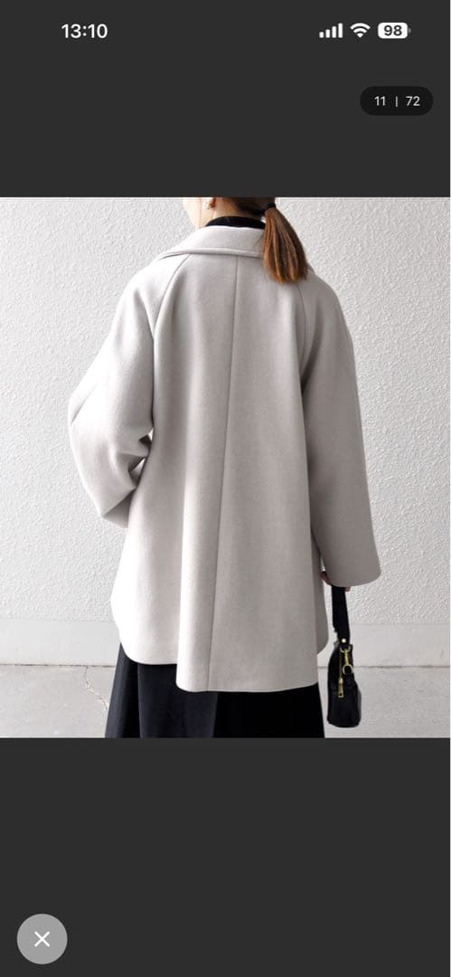 リングベルさま専用⭐︎スタンドテーラードハーフコート