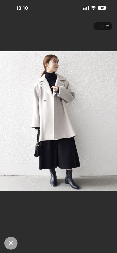 リングベルさま専用⭐︎スタンドテーラードハーフコート