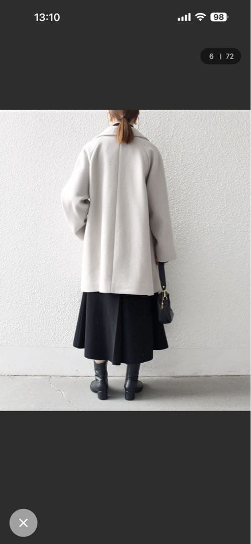 リングベルさま専用⭐︎スタンドテーラードハーフコート