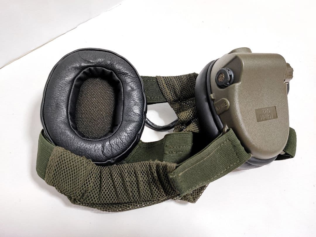 ロシア軍 実物 GSSh-01 6M2 イヤーマフ OD グリーン