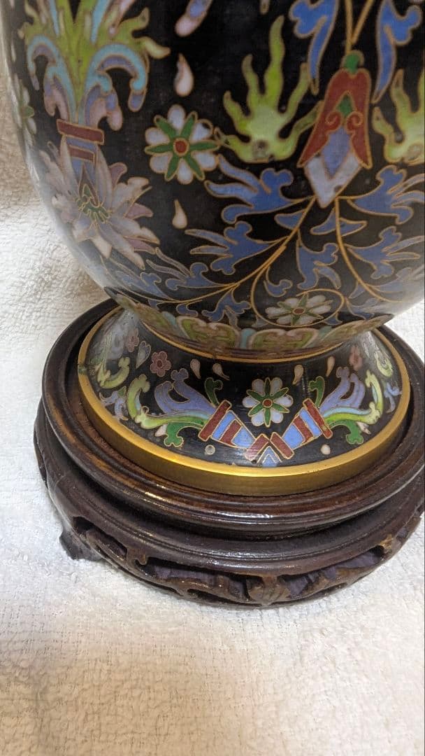 花瓶 中国美術 花入 唐物 壺 　中国骨董 ヴィンテージ　古美術 七宝　希少