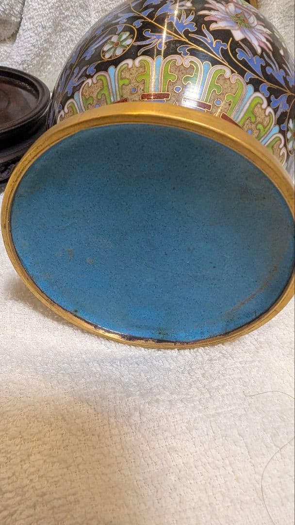 花瓶 中国美術 花入 唐物 壺 　中国骨董 ヴィンテージ　古美術 七宝　希少