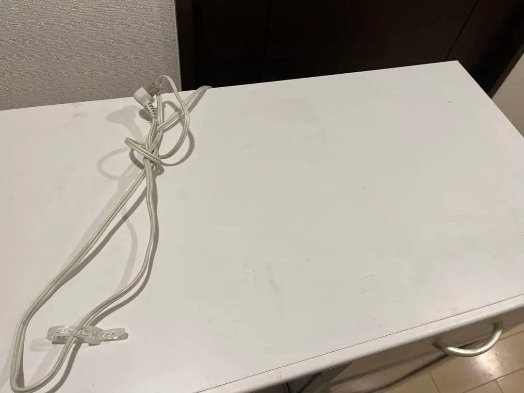 最終値下げ！　食器棚　キッチンボード　食器棚　電源　白　新生活