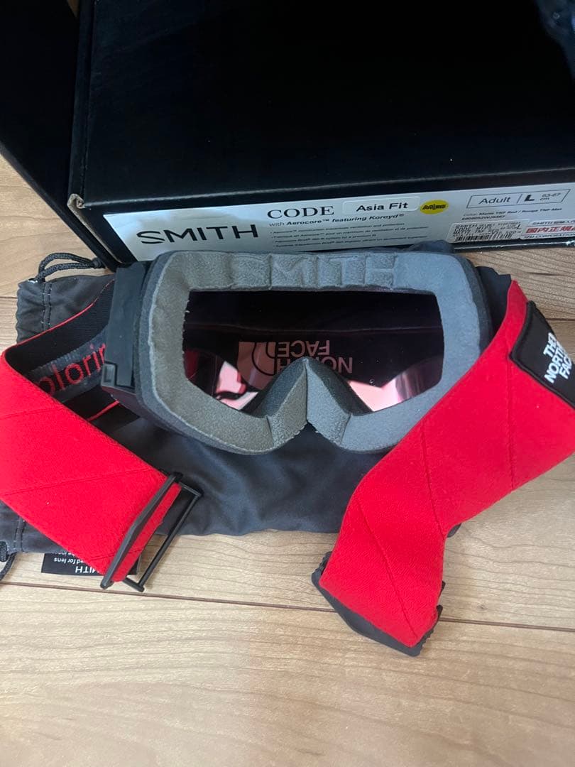 donut　Smith ノースフェイス ゴーグル ヘルメット セット
