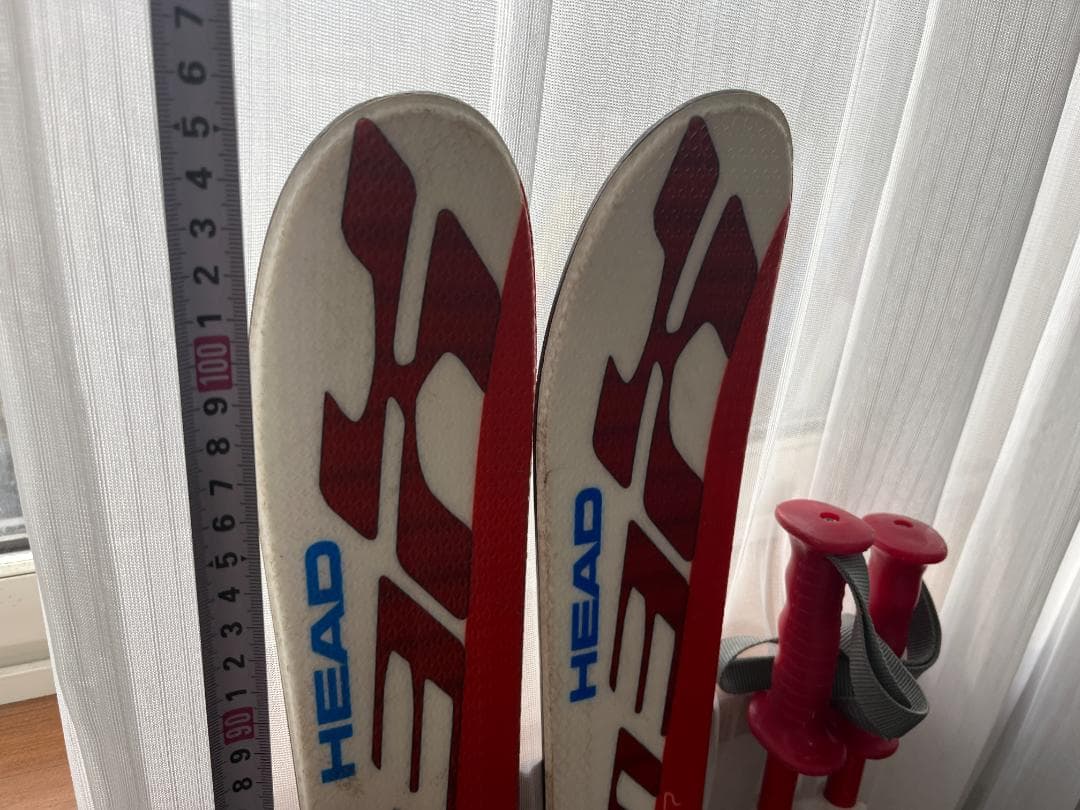 HEAD TEAM ジュニアスキー 107cm ブーツ・ストック付き　フルセット