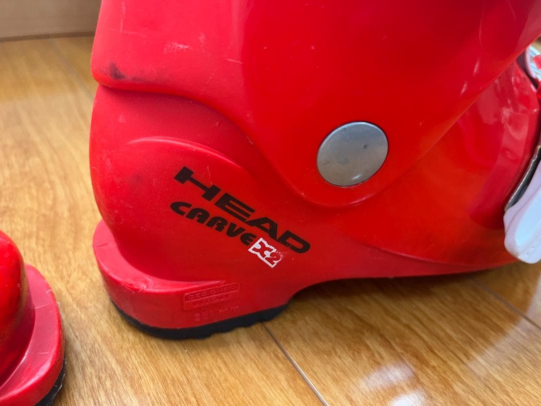 HEAD TEAM ジュニアスキー 107cm ブーツ・ストック付き　フルセット