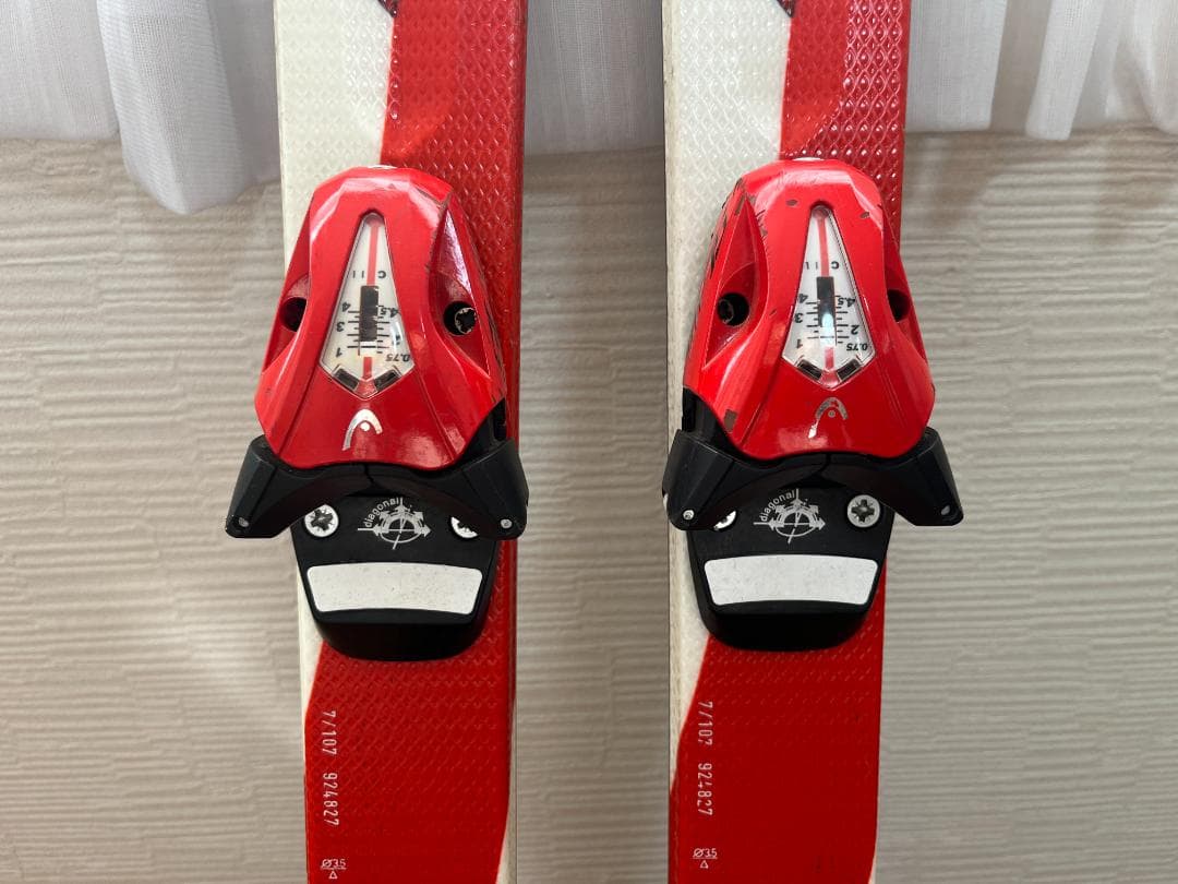 HEAD TEAM ジュニアスキー 107cm ブーツ・ストック付き　フルセット