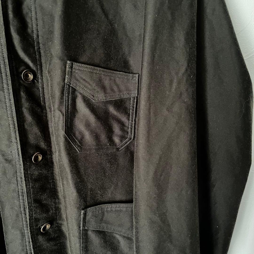 ブラックモールスキンジャケット foremost 46 XL