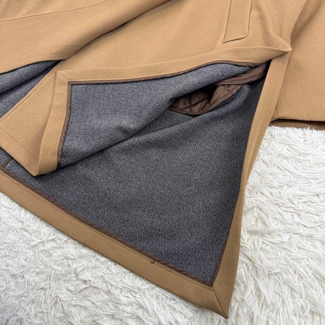 美品 PACCIONE ナノヒーティングトレンチ風コート ライナー付き キャメル