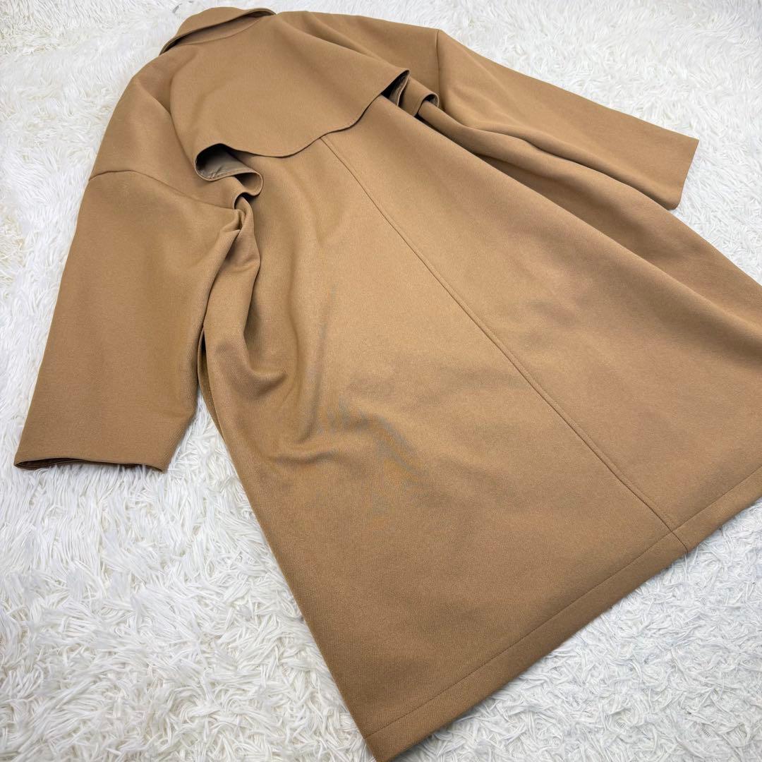 美品 PACCIONE ナノヒーティングトレンチ風コート ライナー付き キャメル