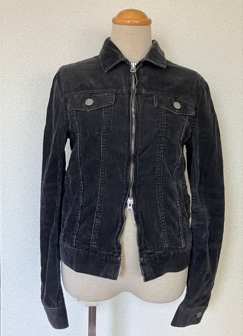 アンダーカバー but beautifulVダブルジップコーデュロイジャケット