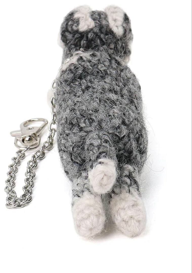 アクセサリー COMBINATION KNIT KEY CHARM WITH CHAIN