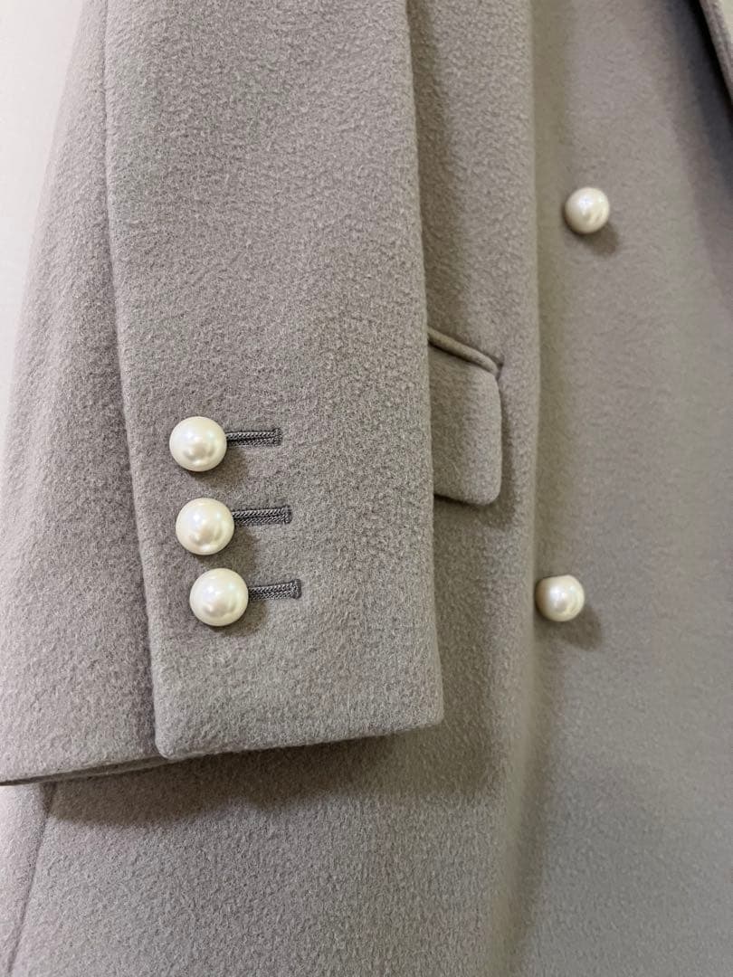 UNITED ARROWS パールモチーフ　テーラードコート　【美品】