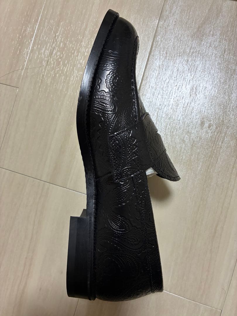 25.0cmケンフォード K024 EMBOSSED LOAFERS ペイズリー