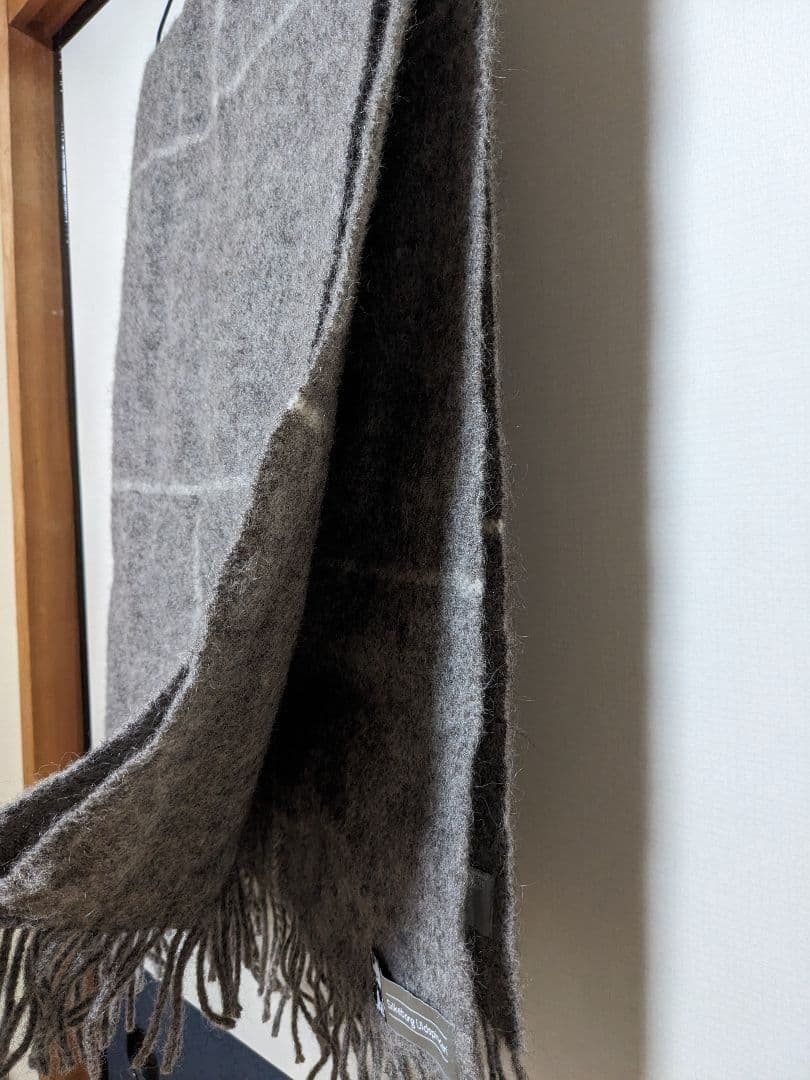 Silkeborg Uldspinderi　ウール　ブランケット　グレー　新品