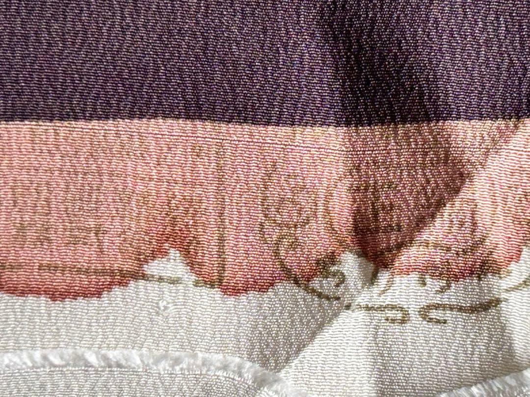 i-na　おしゃれな正絹小紋　彩のきもの　八重花紋