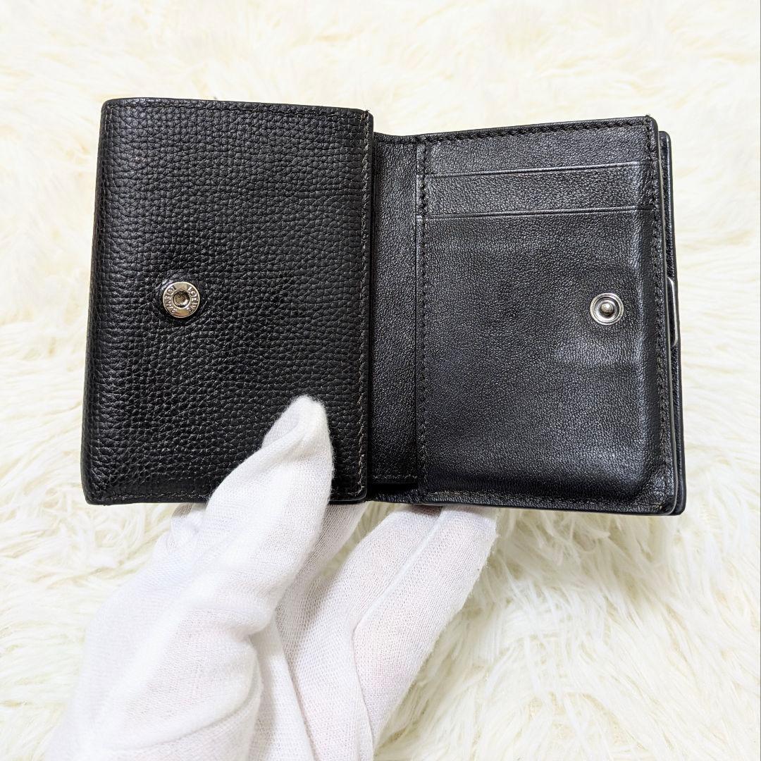 大人気✨LOEWE ロエベ　アナグラム　トライフォールドウォレット　Ｗホック