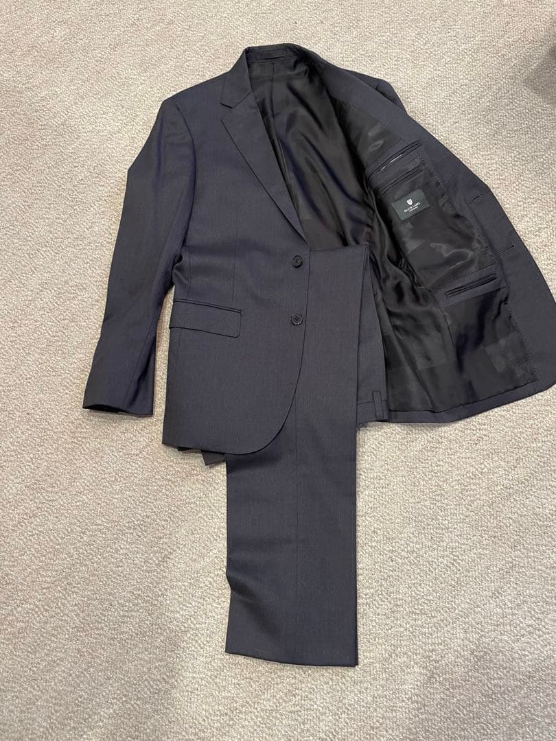 ブラックレーベルダークグレー シングルスーツ