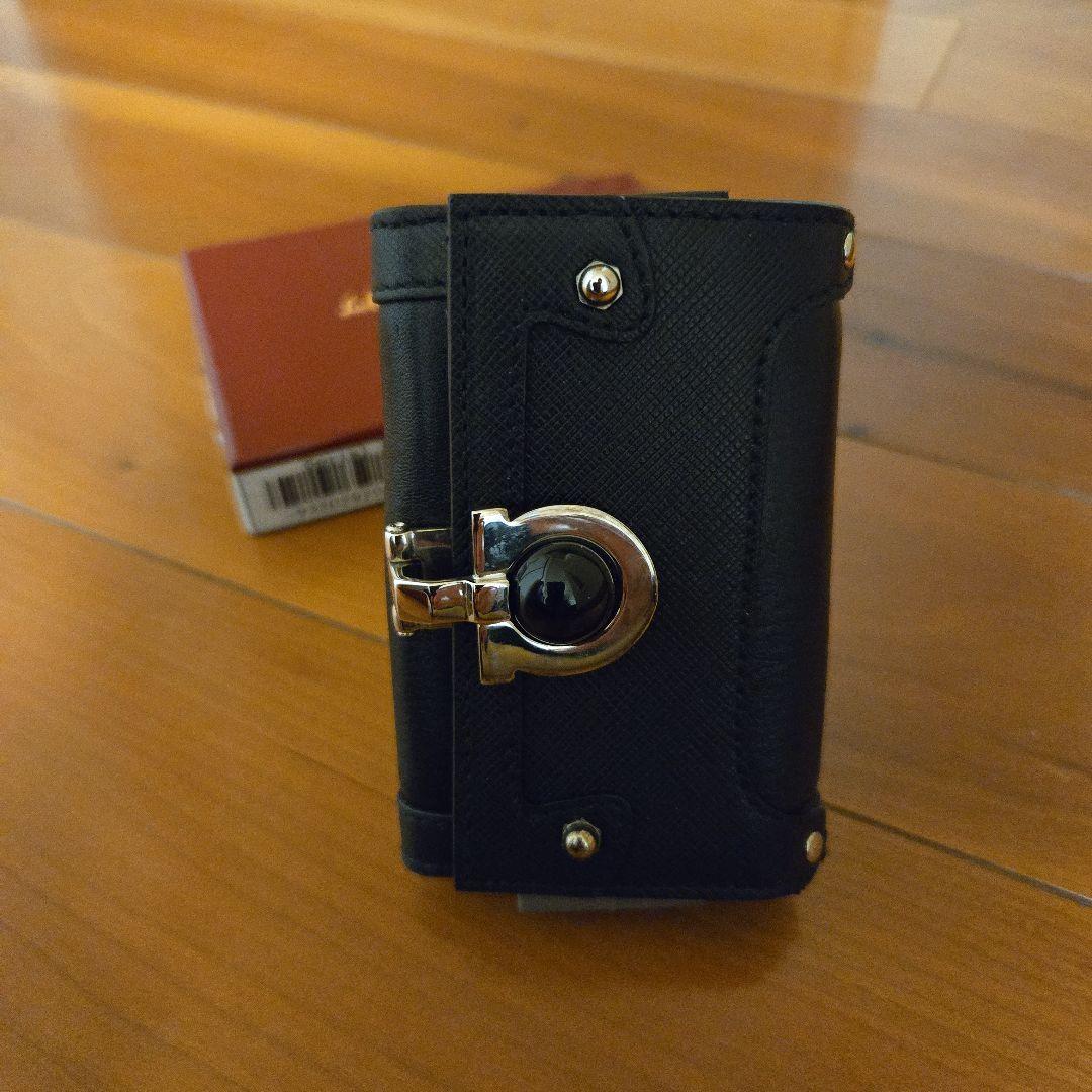 Salvatore Ferragamo ブラックキーケース 箱付き
