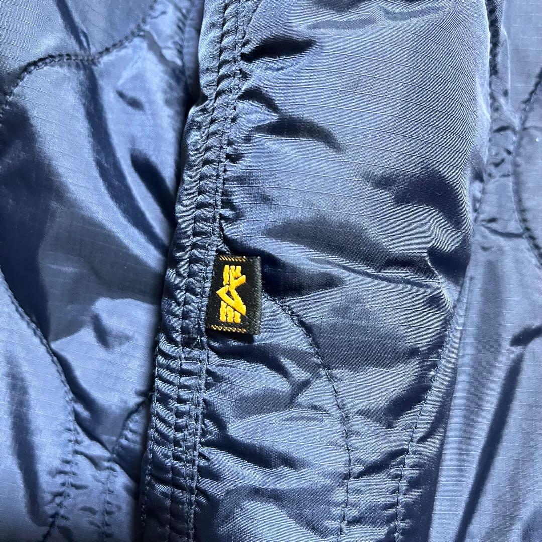 ALPHA INDUSTRIES N-1デッキジャケット　ネイビー　S ボア