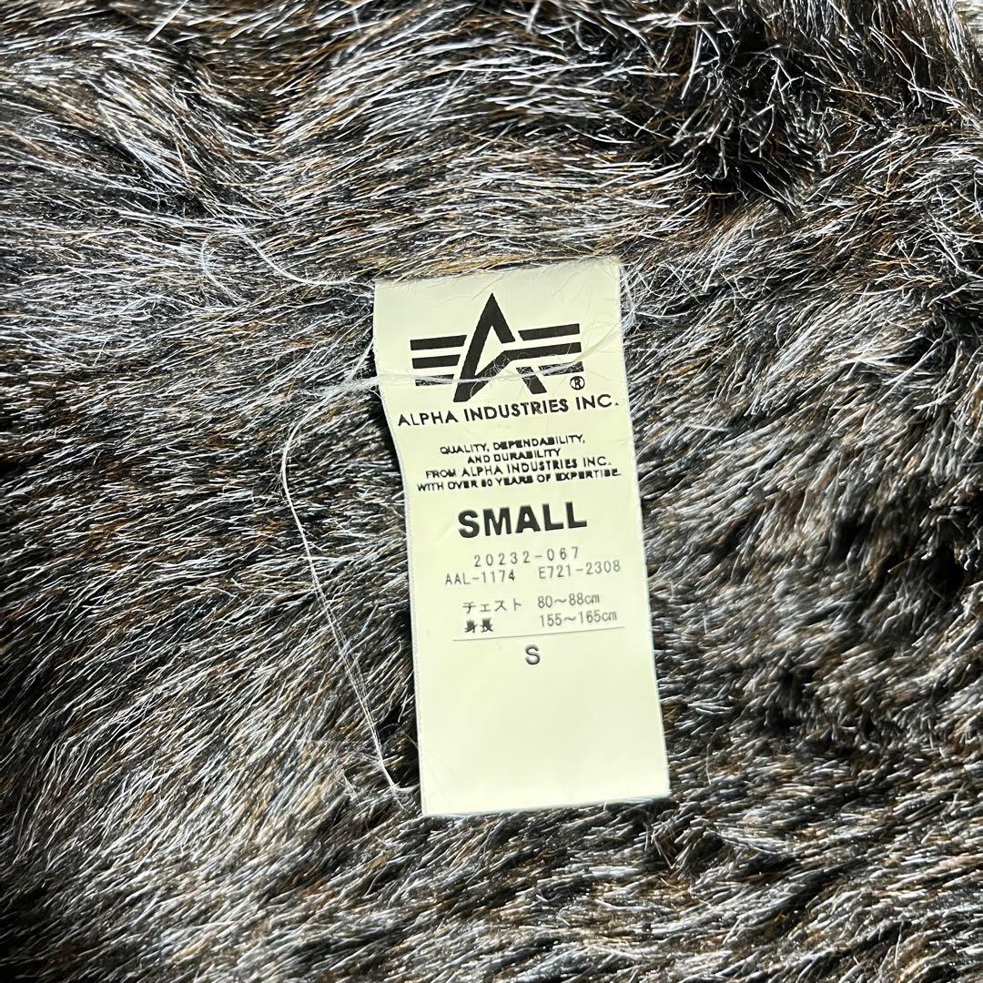 ALPHA INDUSTRIES N-1デッキジャケット　ネイビー　S ボア