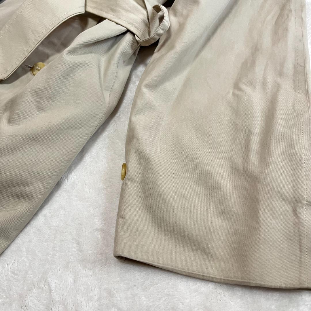 【極美品】バーバリー ステンカラーコート L ～ LL XL ライナー付き